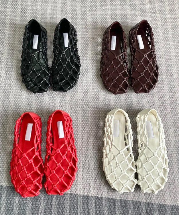 Dame Sandaler Boho Stil Med Splejsning 4