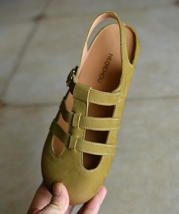 Dame Sandaler Casual Hul Design Med Åben Konstruktion 1