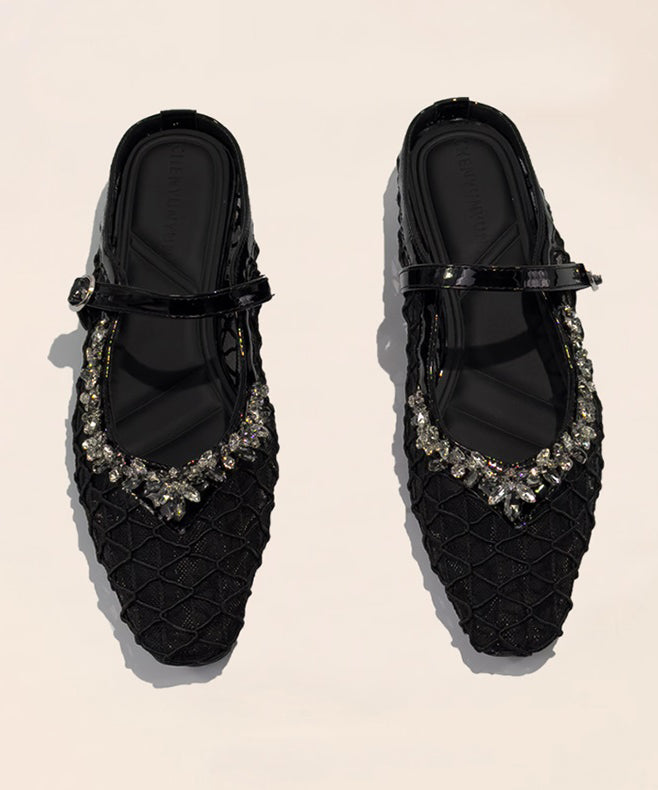 Dame Sandaler Chunky Slide med Mesh Design 2