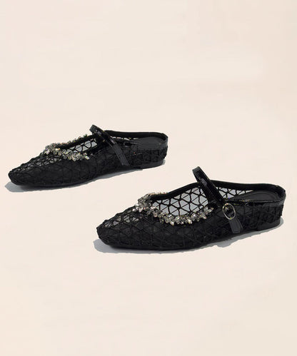 Dame Sandaler Chunky Slide med Mesh Design 3