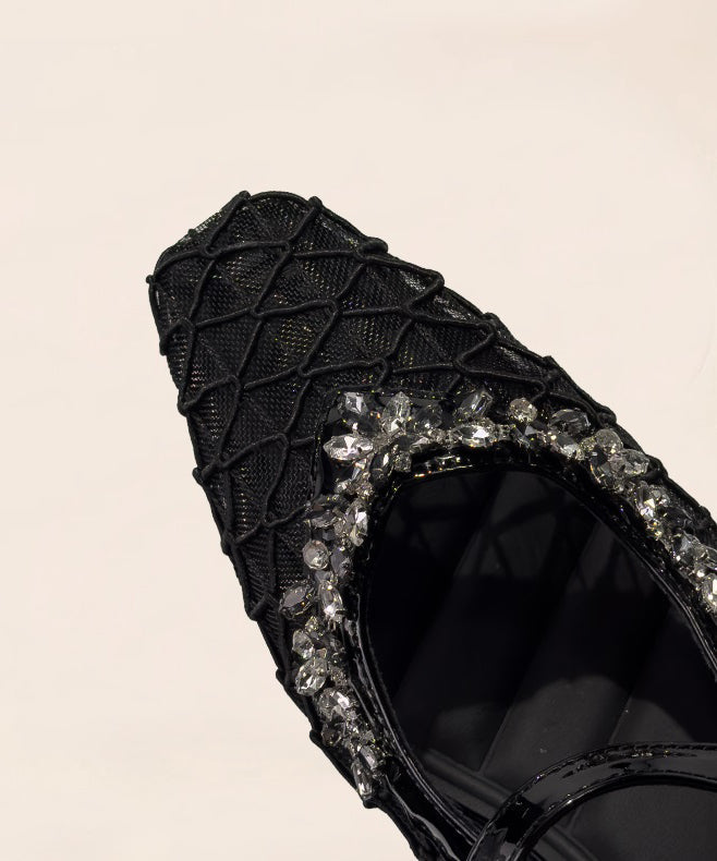 Dame Sandaler Chunky Slide med Mesh Design 4