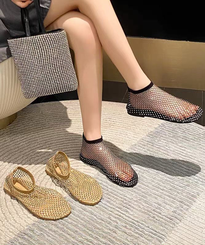 Dame Sandaler Flade Mesh Design 0