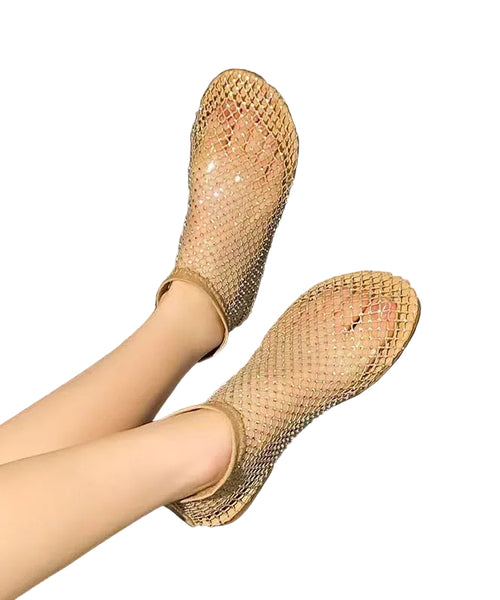 Dame Sandaler Flade Mesh Design 1