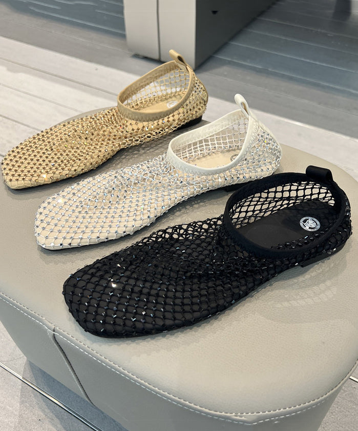 Dame Sandaler Flade Mesh Design 2