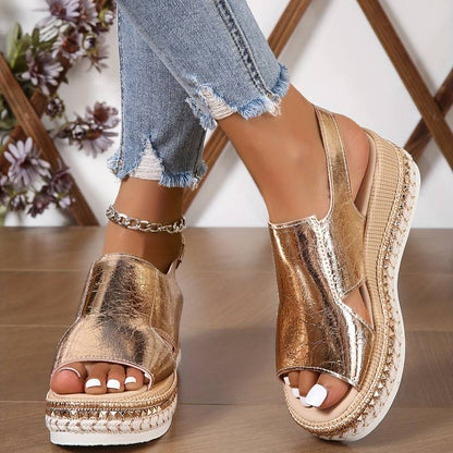 Dame Sandaler Med Kontureret Design Til Komfortabel Gåtur 10