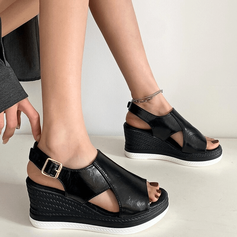 Dame Sandaler Med Kontureret Design Til Komfortabel Gåtur 11