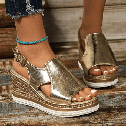 Dame Sandaler Med Kontureret Design Til Komfortabel Gåtur 9