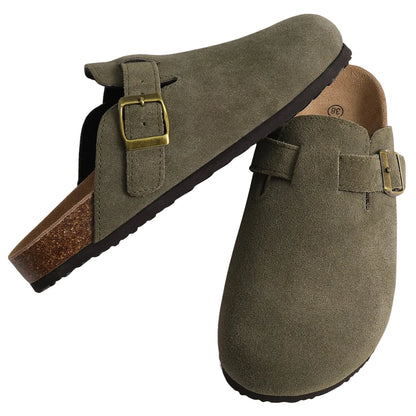 Dame Sandaler Mules Med Justerbar Rem og Skridsikker Sål 0