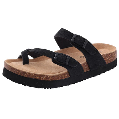 Dame Sandaler Mules Med Justerbar Rem og Skridsikker Sål 6