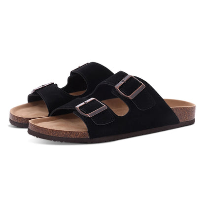 Dame Sandaler Mules Med Justerbar Rem og Skridsikker Sål 7