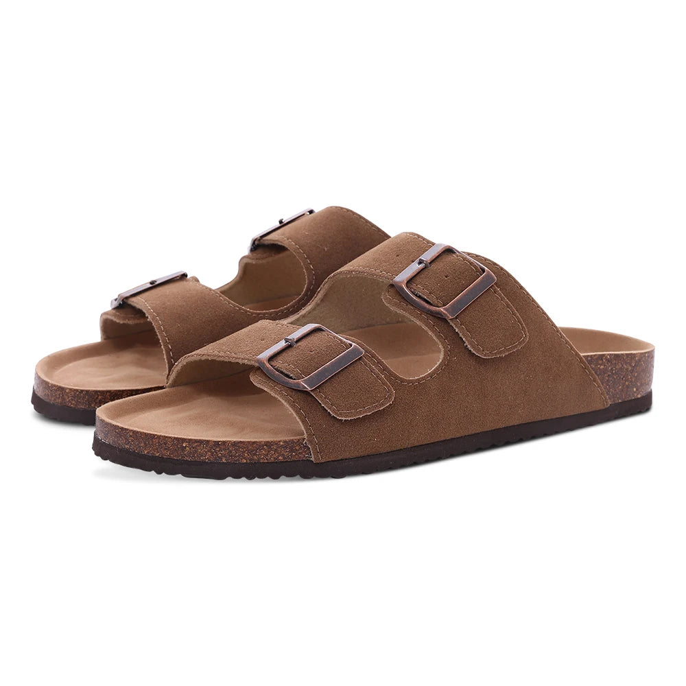 Dame Sandaler Mules Med Justerbar Rem og Skridsikker Sål 9