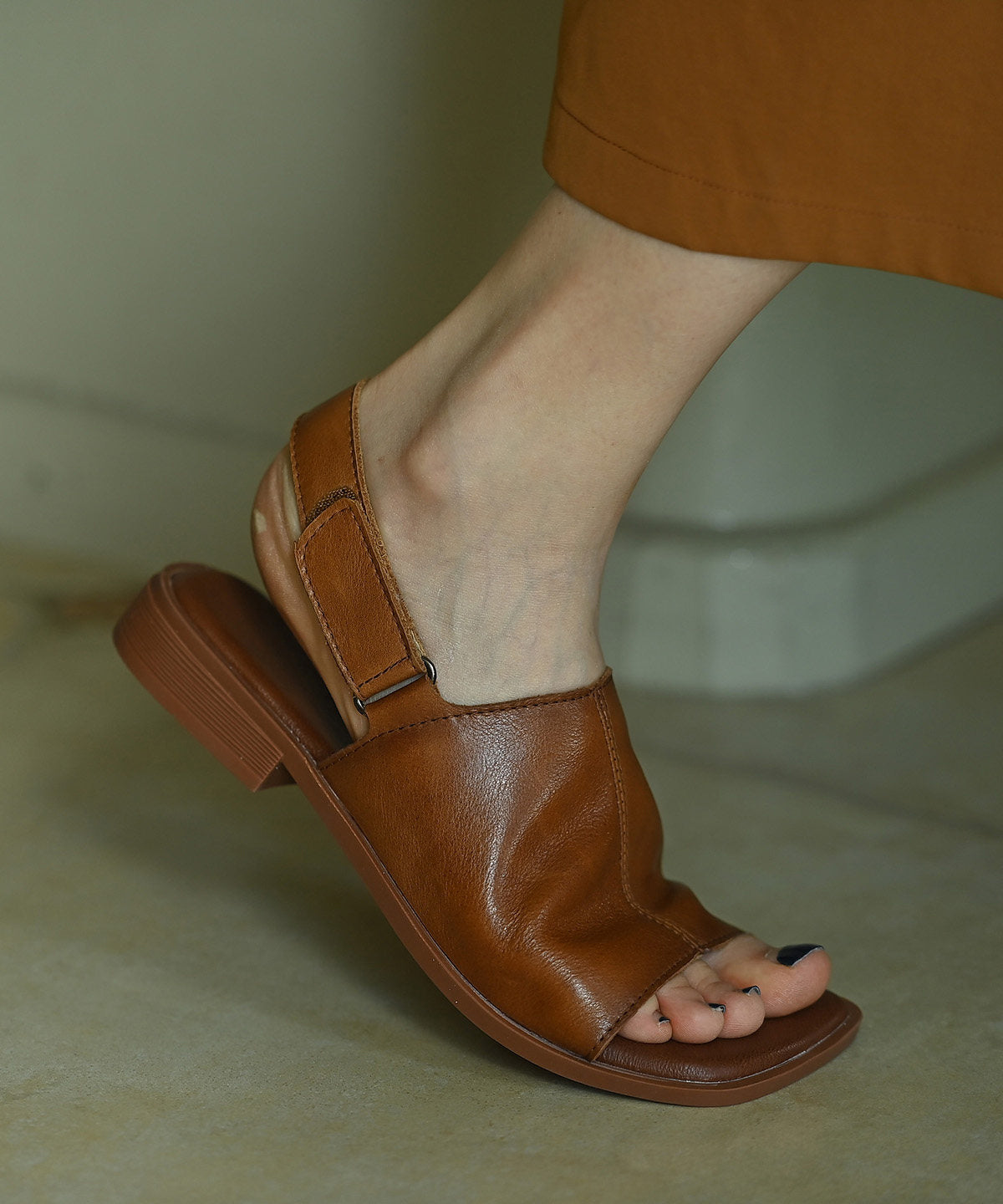 Dame Sandaler Peep Toe Klassisk Design 2