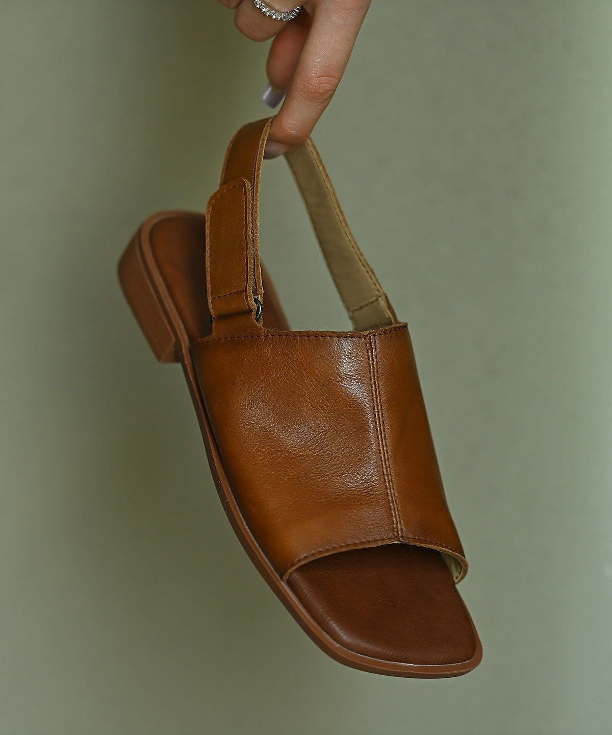 Dame Sandaler Peep Toe Klassisk Design 3