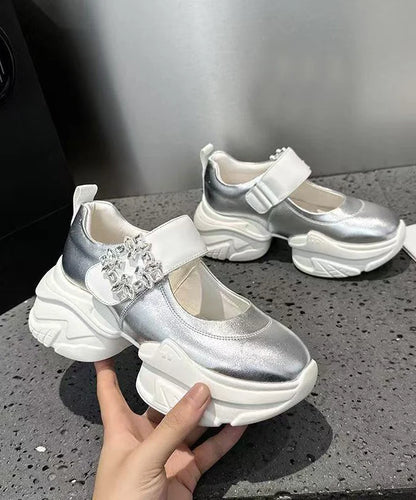 Dame Sandaler Platform Med Spænde Moderne Design 5 cm Hæl 0