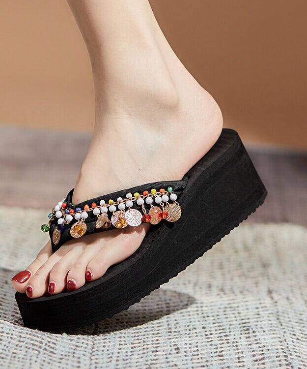 Dame Sandaler Platform Retro Stil med Polstret Indersål 3