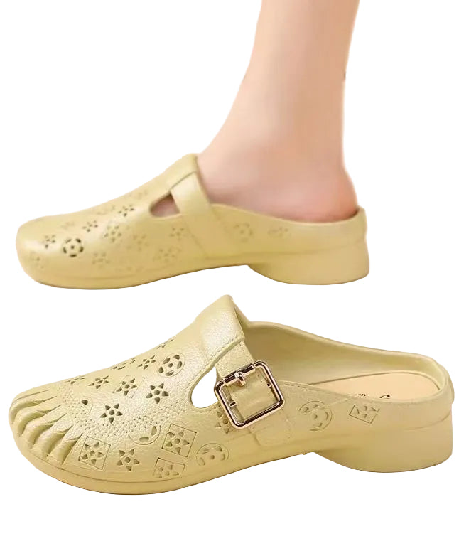 Dame Sandaler Slide Casual Design Med Åben Tå 0