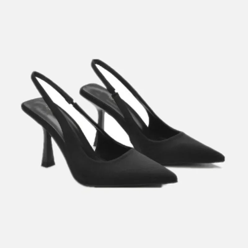 Dame Sandaler Slingback med Spidse Tæer til Festlige Anledninger 0