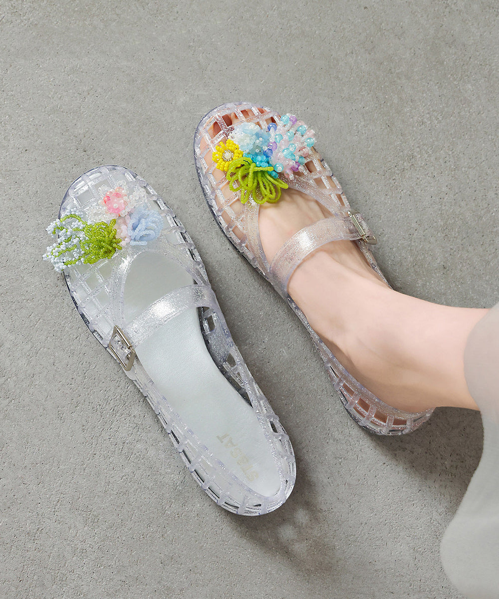 Dame Sandaler med Blomsterdesign 1