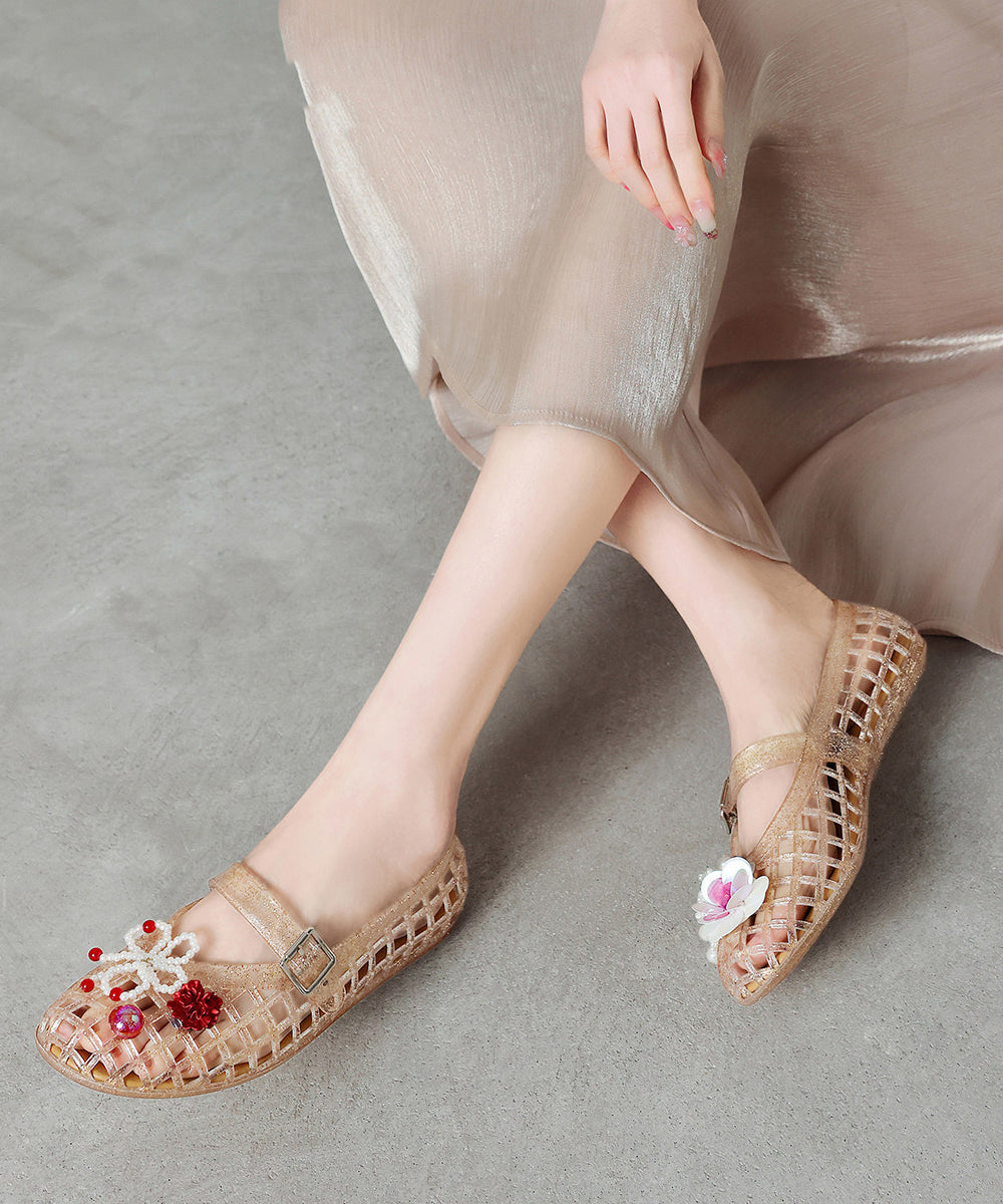 Dame Sandaler med Blomsterdesign 4