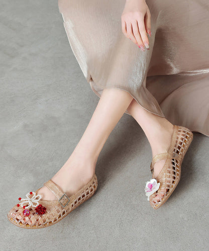 Dame Sandaler med Blomsterdesign 4