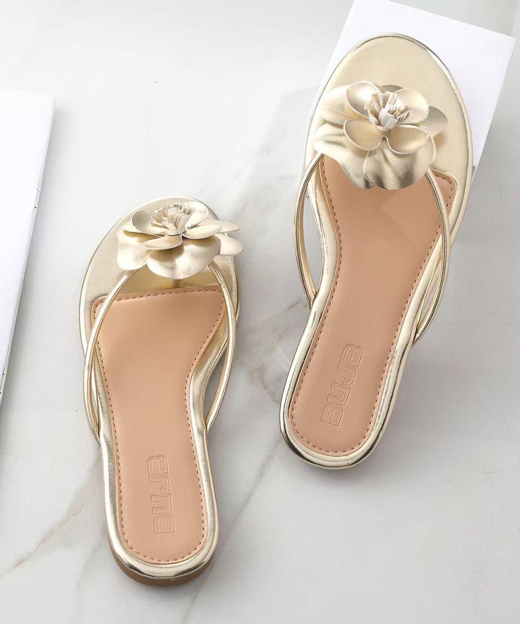 Dame Sandaler med Blomsterdesign 4