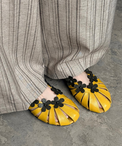Dame Sandaler med Blomsterdesign og Hulmønster 0