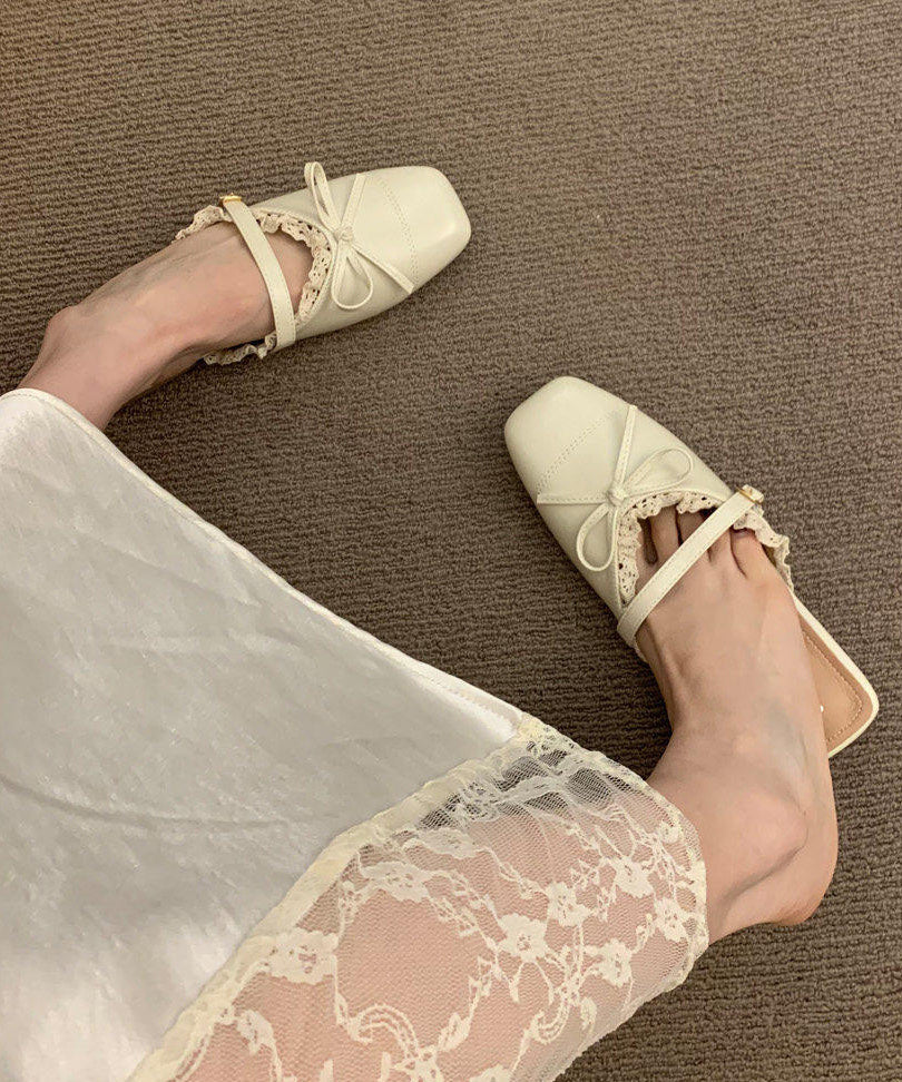 Dame Sandaler med Blonder og Polstret Indersål 4
