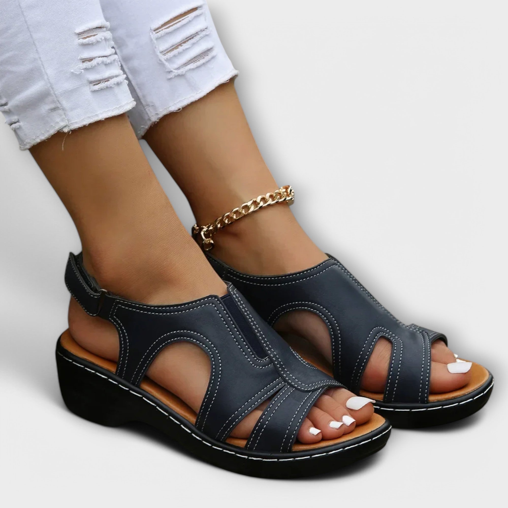 Dame Sandaler med Komfortabel Hæl 6