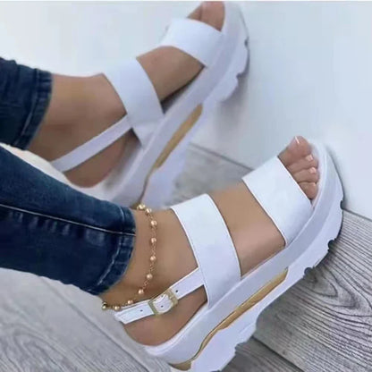 Dame Sandaler med Lav Platform - Moderne Design til Sommerbrug 0
