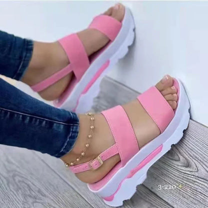 Dame Sandaler med Lav Platform - Moderne Design til Sommerbrug 1