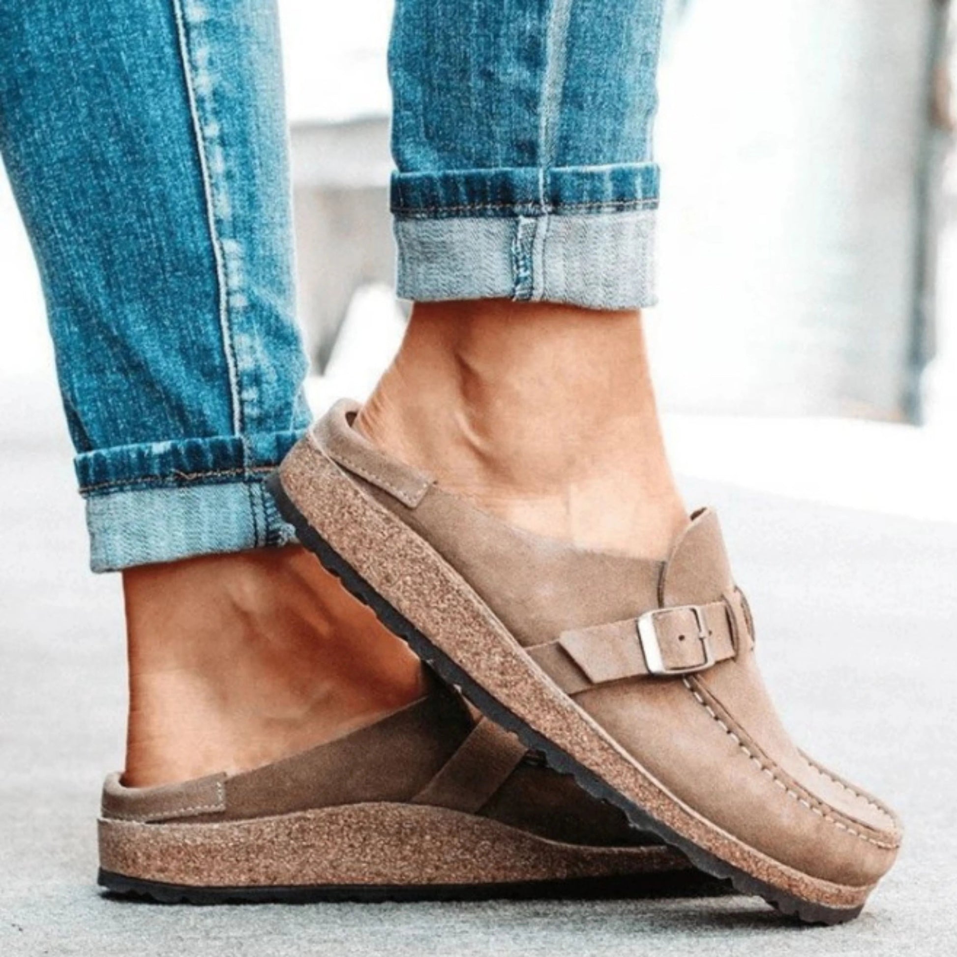 Dame Sandaler med Memory Foam Indersål 7