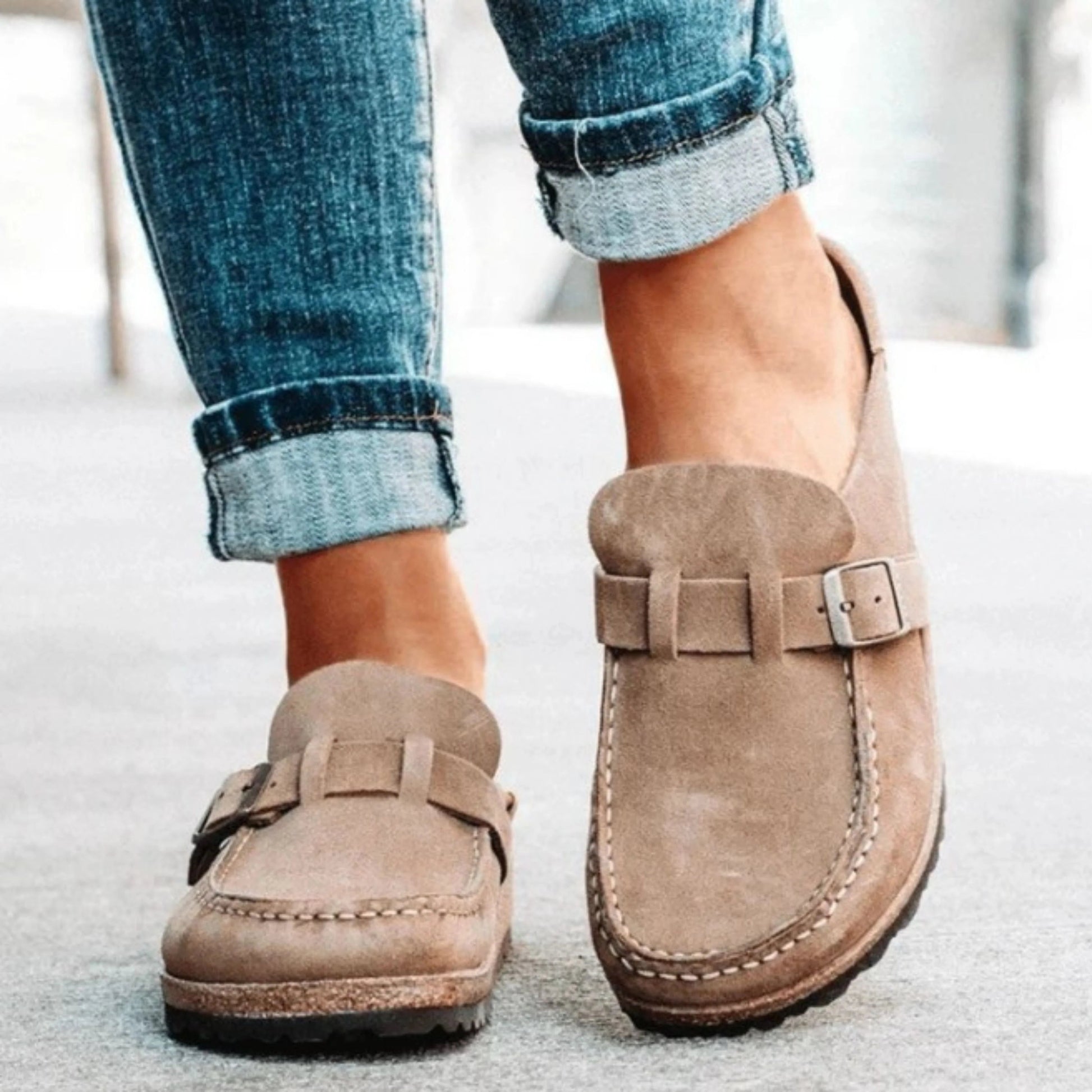Dame Sandaler med Memory Foam Indersål 8