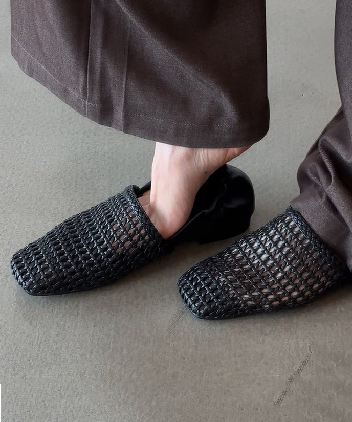 Dame Sandaler med Udskæringer og Splejsning 0