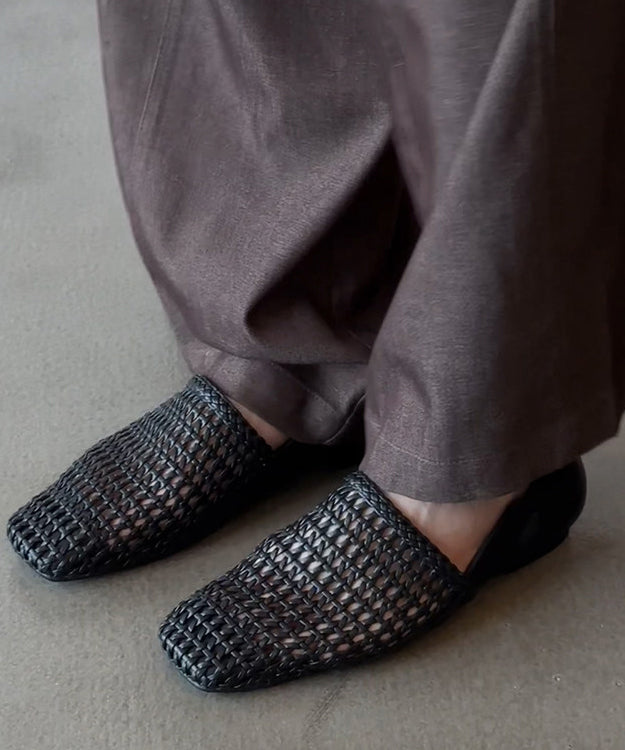 Dame Sandaler med Udskæringer og Splejsning 1