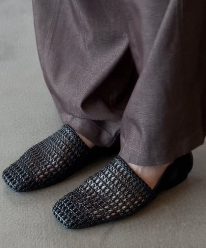 Dame Sandaler med Udskæringer og Splejsning 1