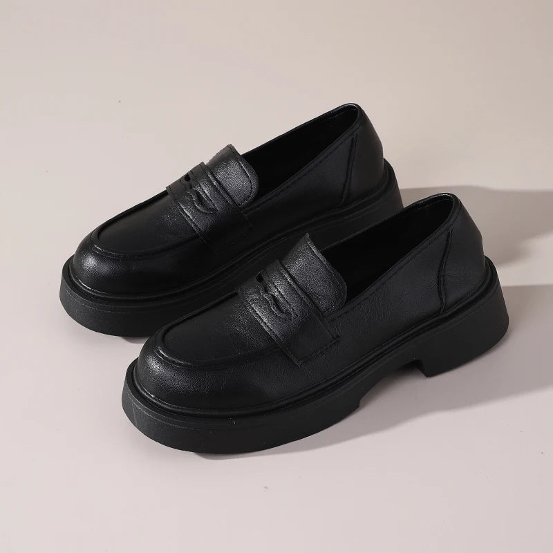 Dame Sko Retro Britisk Stil 2