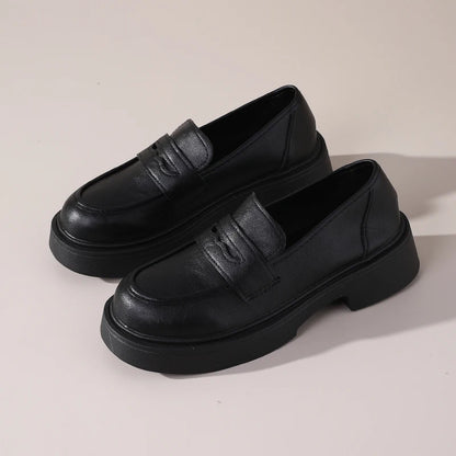 Dame Sko Retro Britisk Stil 2