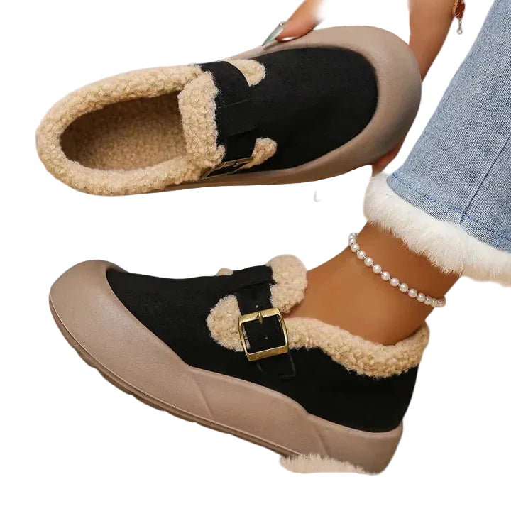 Dame Sko Slip-On med Spænde til Sommerbrug 0