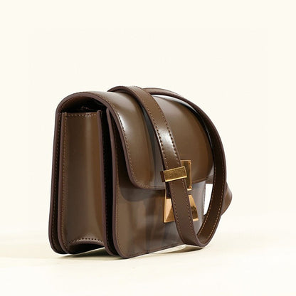 Dame Skuldertaske Flap Box Klassisk Stil 3