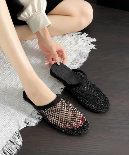 Dame Slide Sandaler med Udhulning og Dekorative Detaljer 1