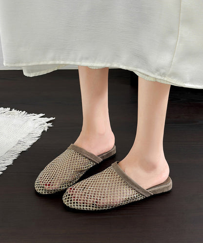 Dame Slide Sandaler med Udhulning og Dekorative Detaljer 2