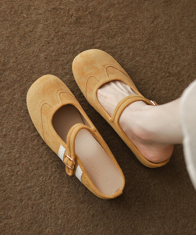 Dame Slidesandaler med Chunky Heel 3