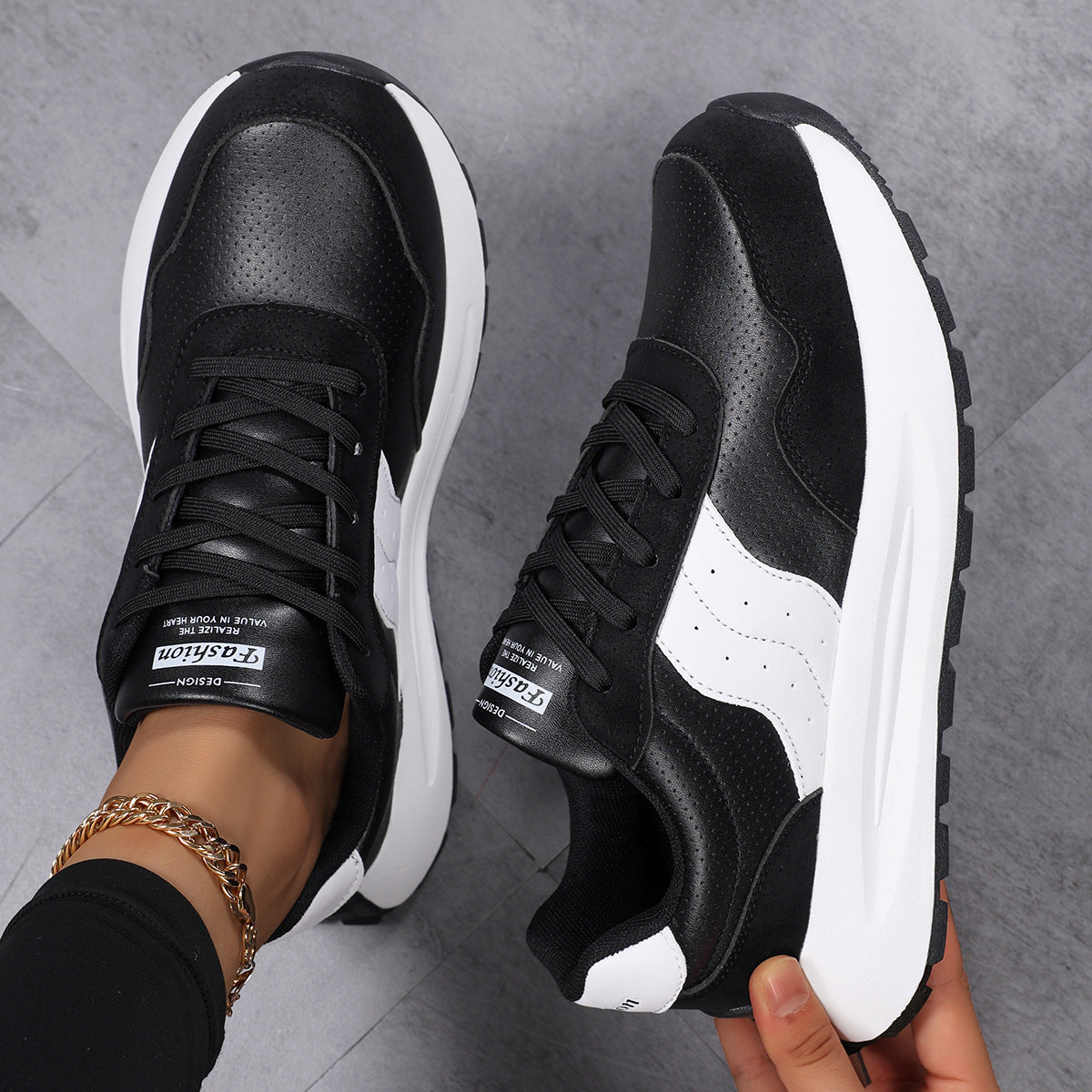 Dame Sneakers Åndbar Stil 6