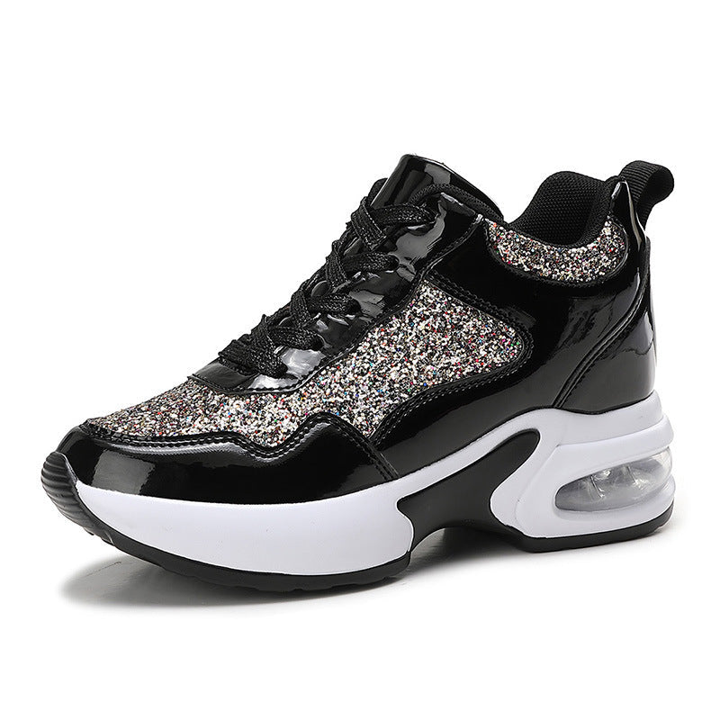 Dame Sneakers Glitrende Design Trendy Komfortabel Støttende 6