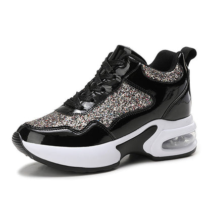 Dame Sneakers Glitrende Design Trendy Komfortabel Støttende 6