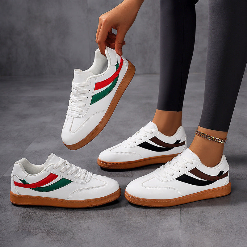 Dame Sneakers Klassisk Stribet Design Komfortabel og Stilfuld 1