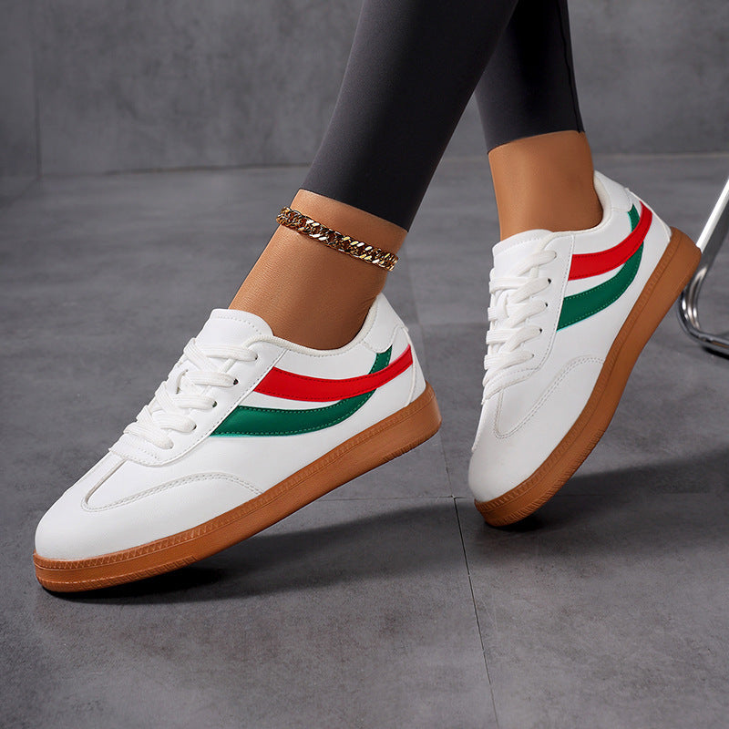 Dame Sneakers Klassisk Stribet Design Komfortabel og Stilfuld 4