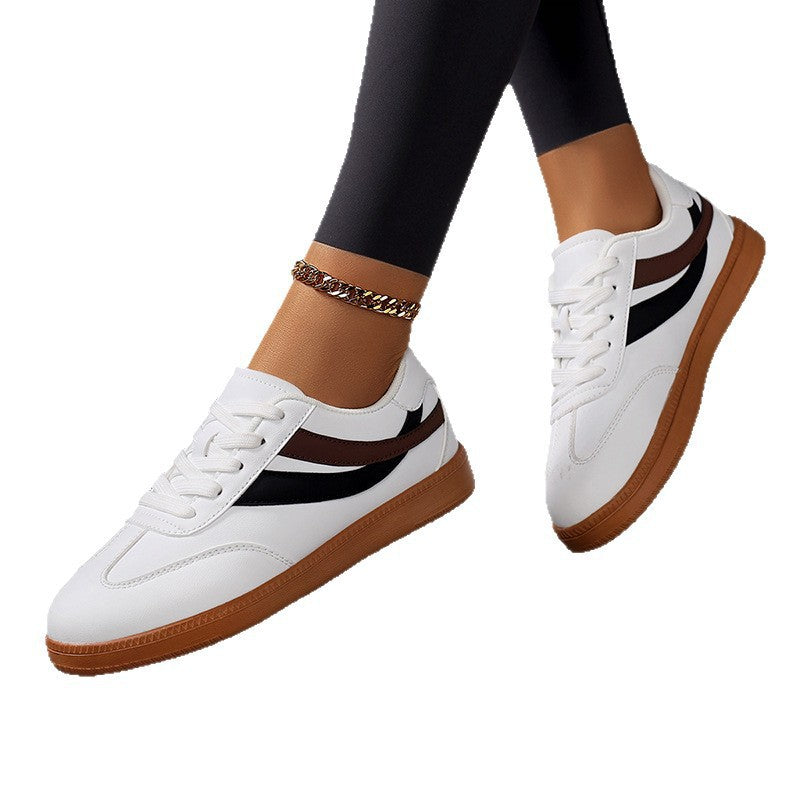 Dame Sneakers Klassisk Stribet Design Komfortabel og Stilfuld 5