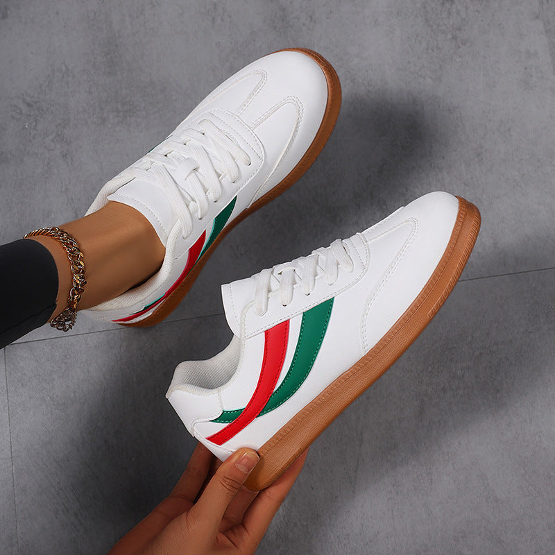 Dame Sneakers Klassisk Stribet Design Komfortabel og Stilfuld 6