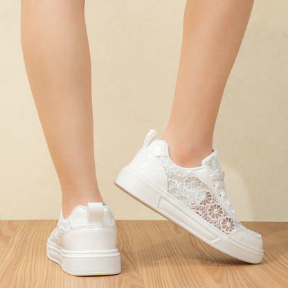 Dame Sneakers Med Elegant Design Og Komfortabel Polstret Indersål 3